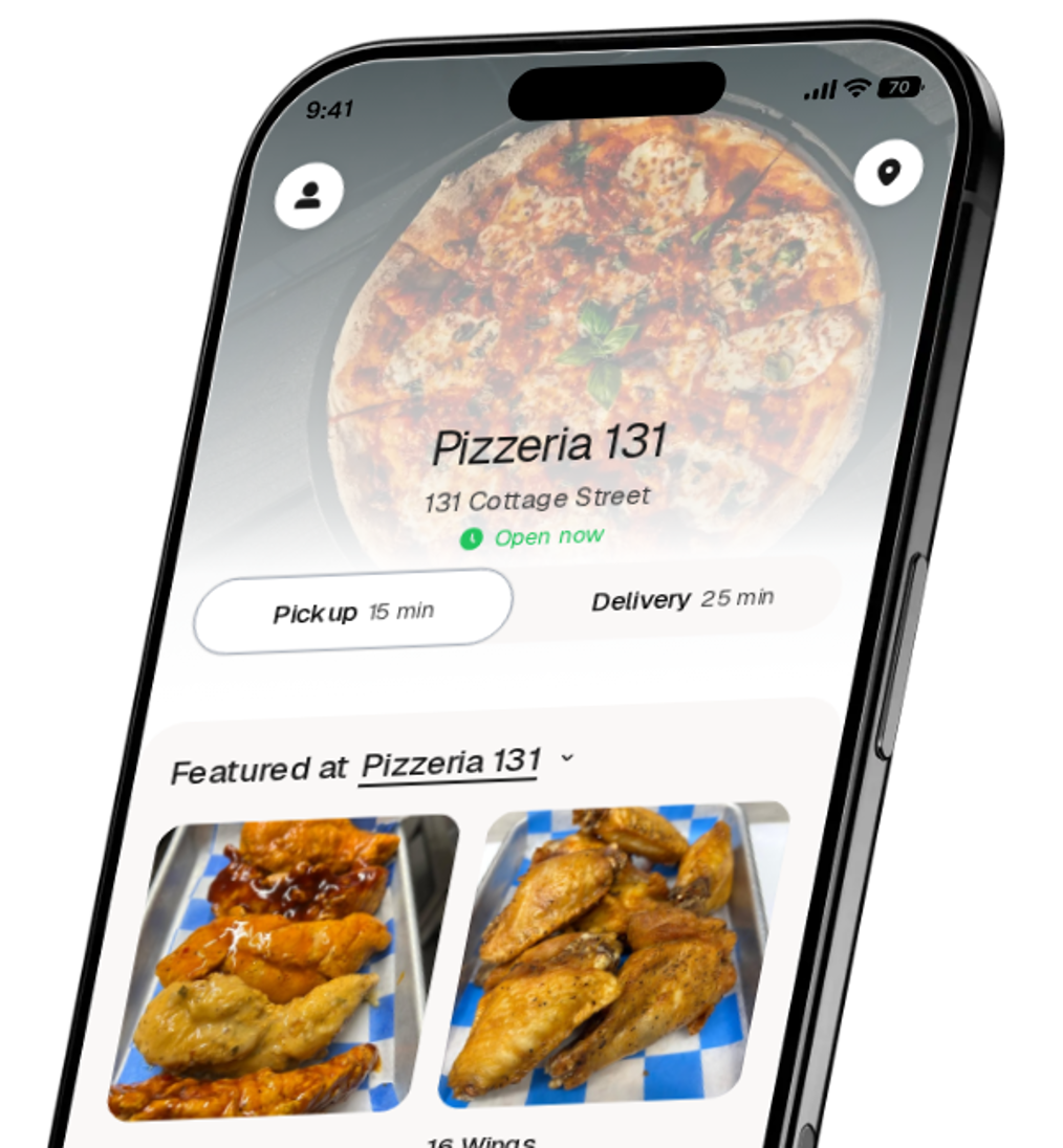 Pizzeria 131 app preview