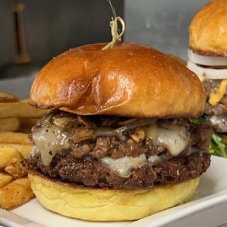 Mushroom & Swiss Burger